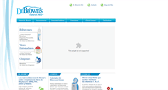 Desktop Screenshot of drbrownsmexico.com